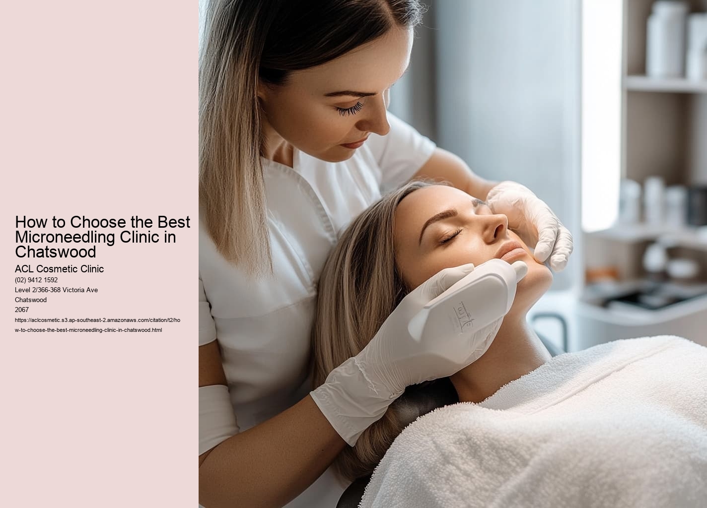 How to Choose the Best Microneedling Clinic in Chatswood