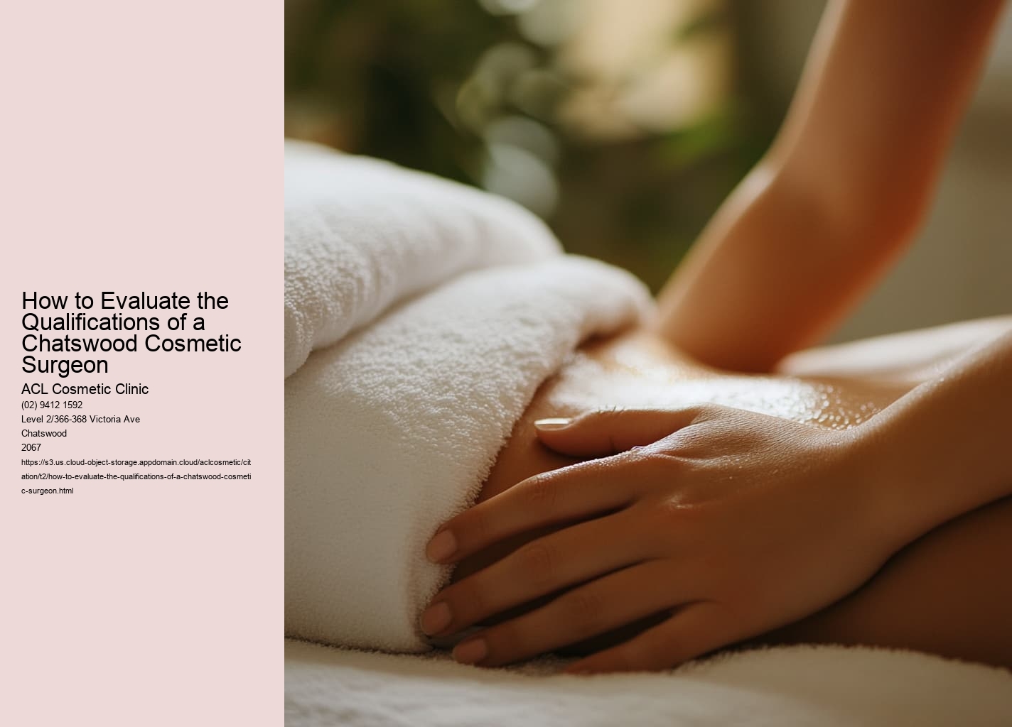 How to Evaluate the Qualifications of a Chatswood Cosmetic Surgeon