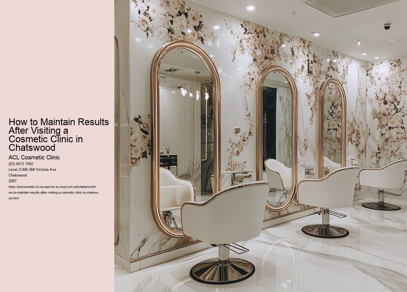 How to Maintain Results After Visiting a Cosmetic Clinic in Chatswood