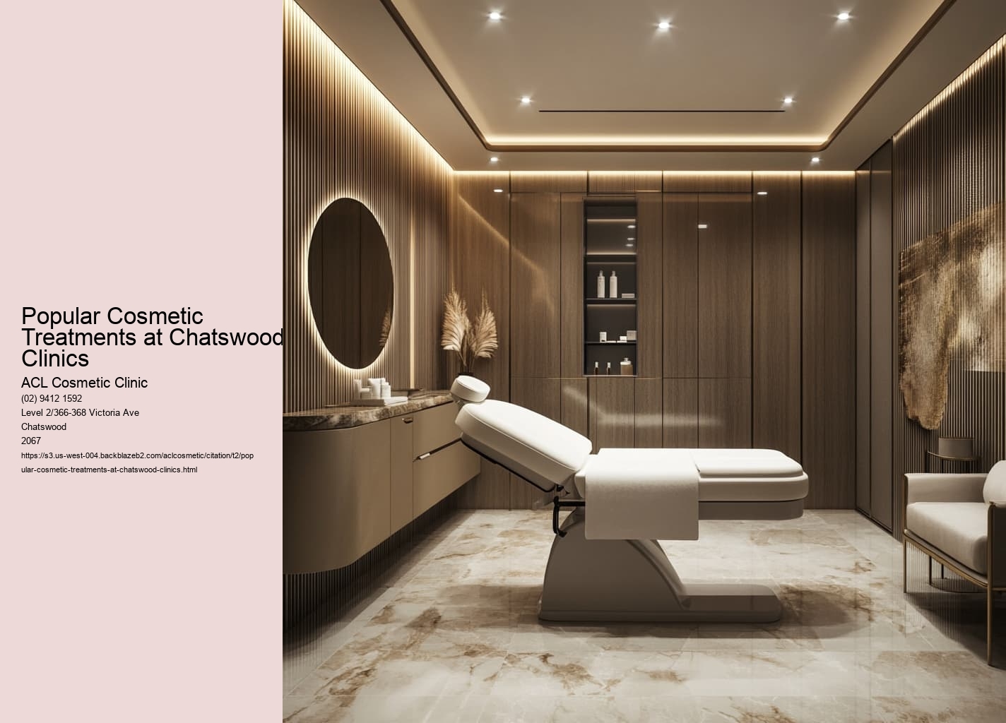 Popular Cosmetic Treatments at Chatswood Clinics