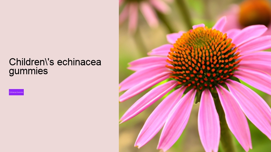 children's echinacea gummies