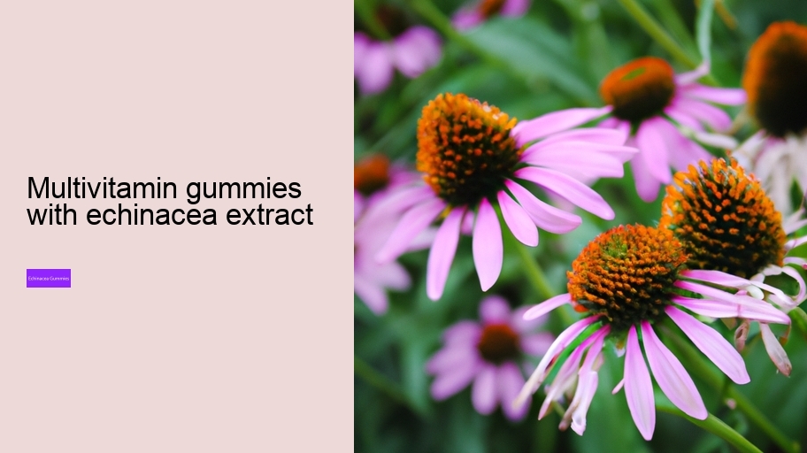 multivitamin gummies with echinacea extract