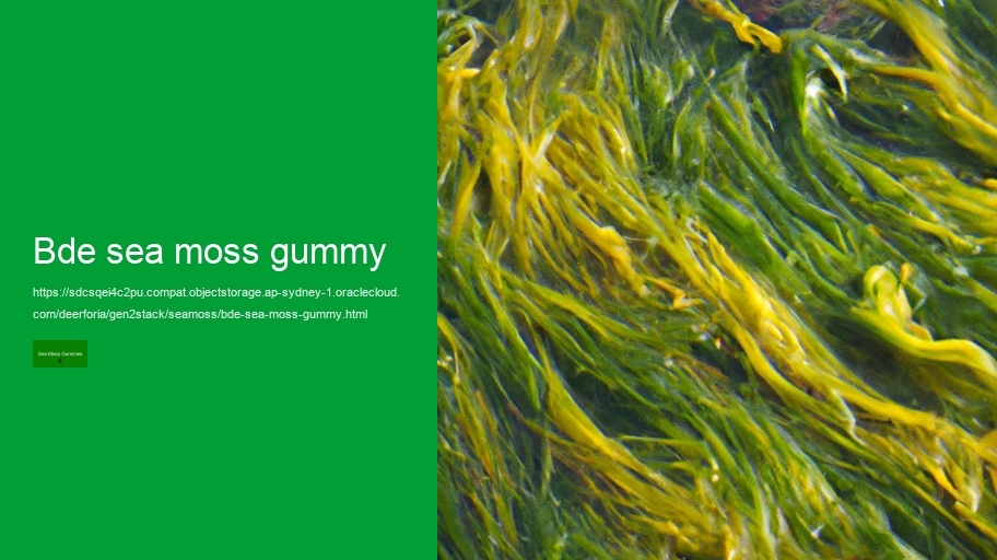bde sea moss gummy