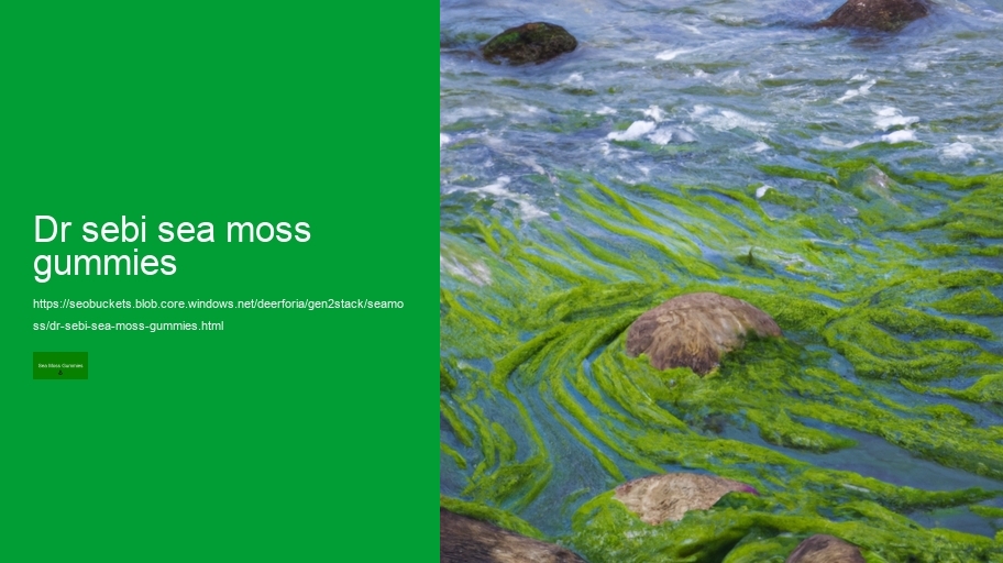 dr sebi sea moss gummies