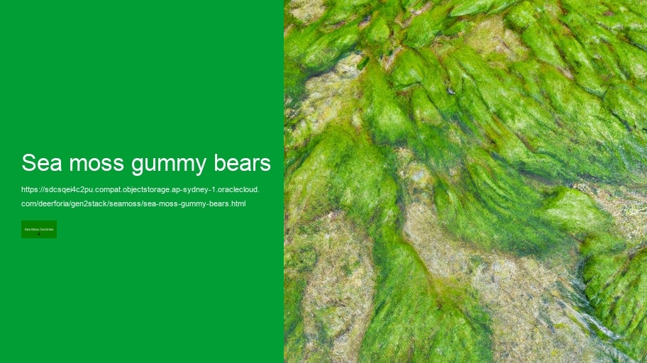 sea moss gummy bears