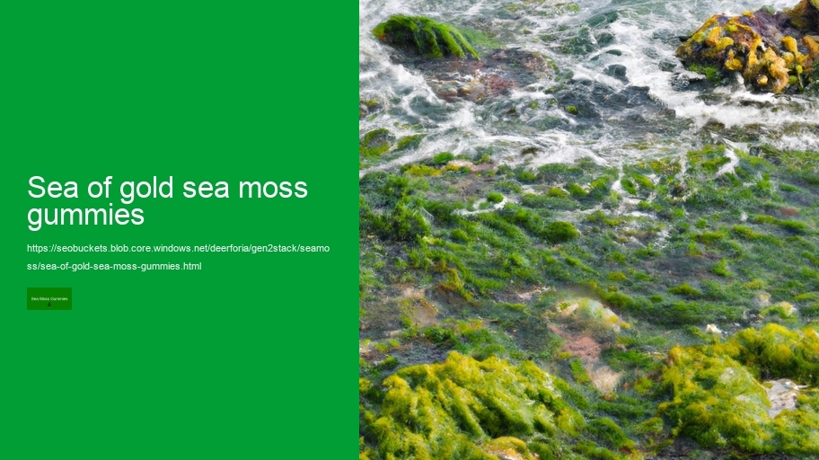 sea of gold sea moss gummies