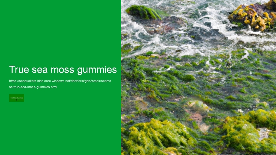 true sea moss gummies