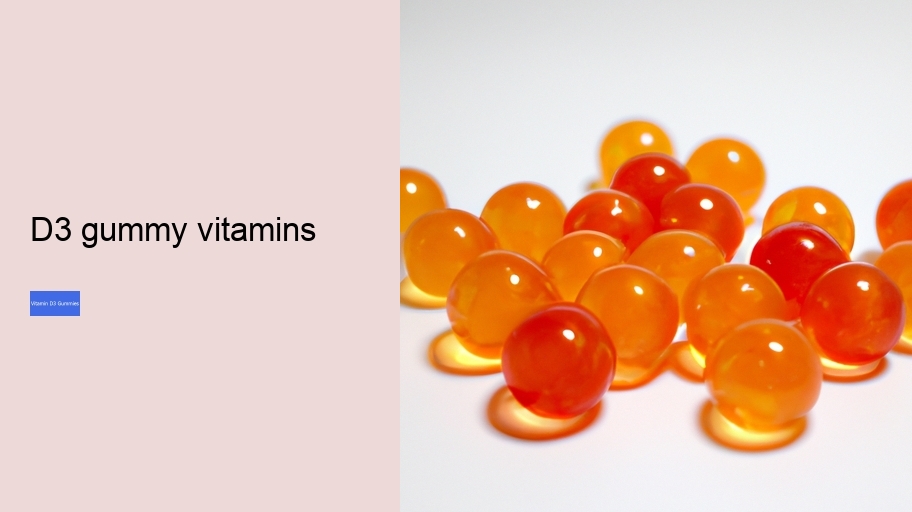 d3 gummy vitamins