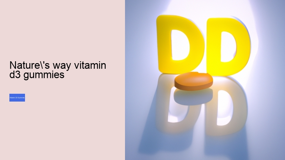 nature's way vitamin d3 gummies