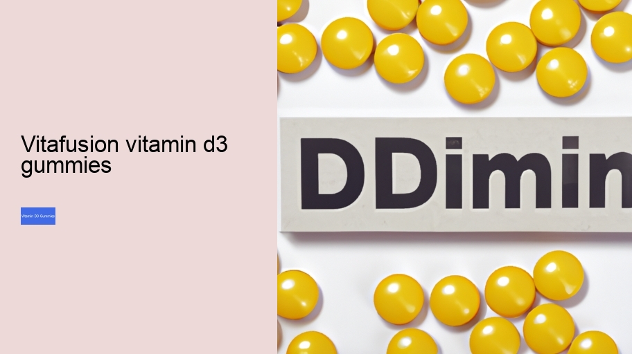 vitafusion vitamin d3 gummies